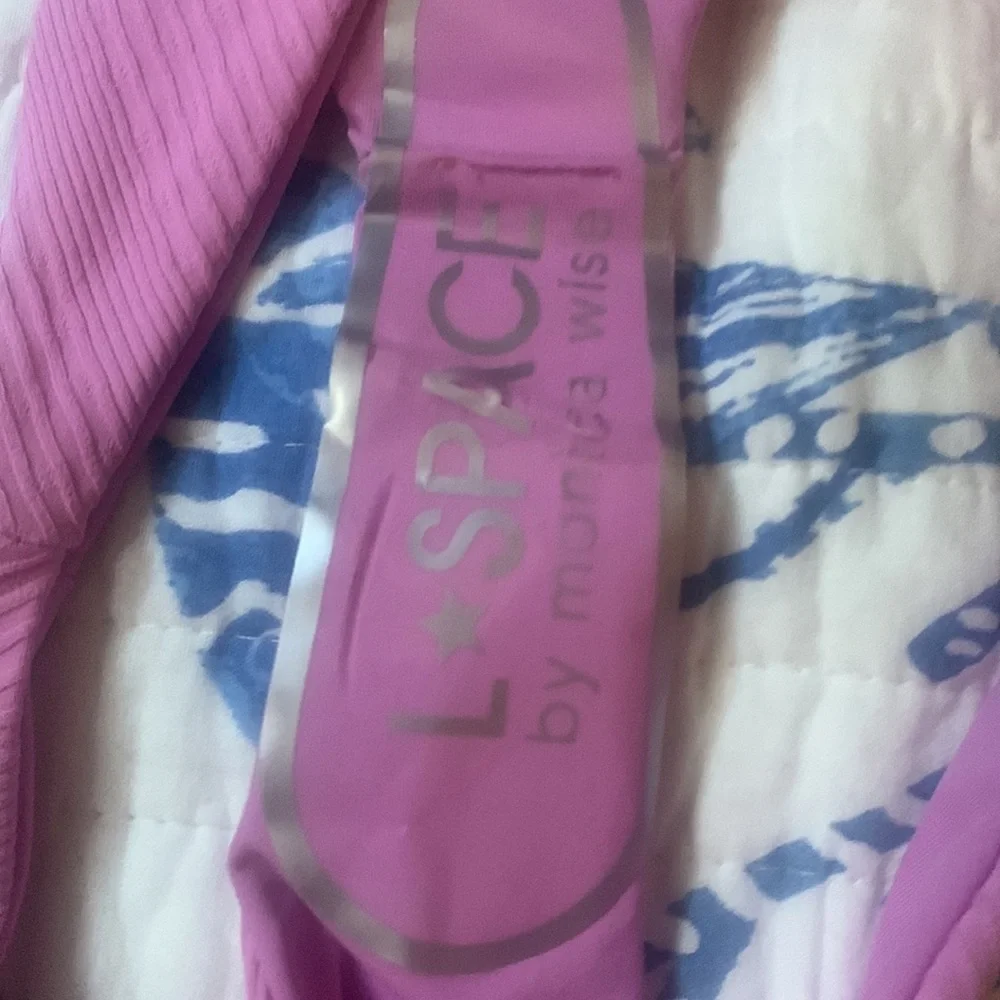NWT L*Space Swimwear Cabana Bikini Bottom Bitsy Cut in Rosebud
